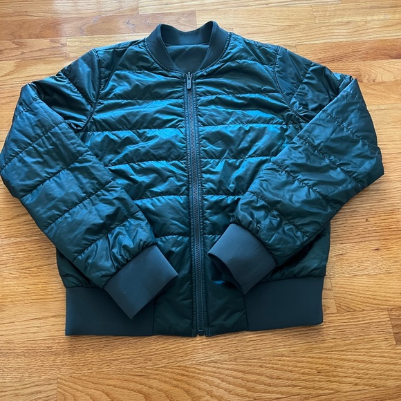 Lululemon green reversible puffer coat - Picture 3 of 6